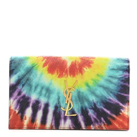 ysl tie dye clutch